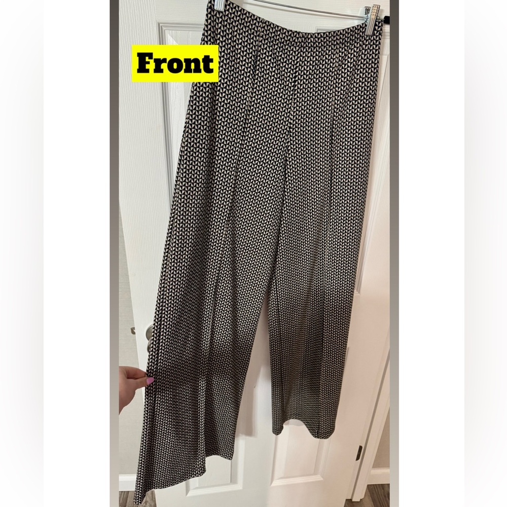 Max Studio Monochrome Geometric Pants